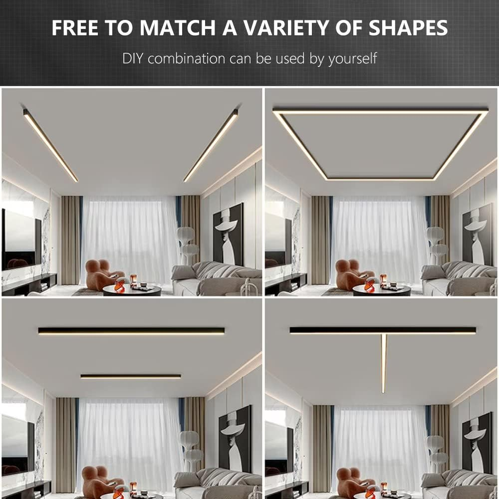 Luz de techo lineal LED minimalista