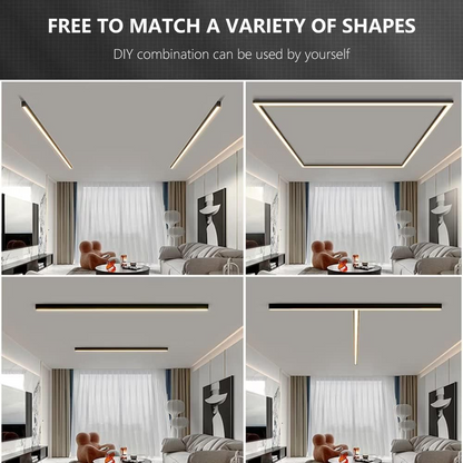 Luz de techo lineal LED minimalista