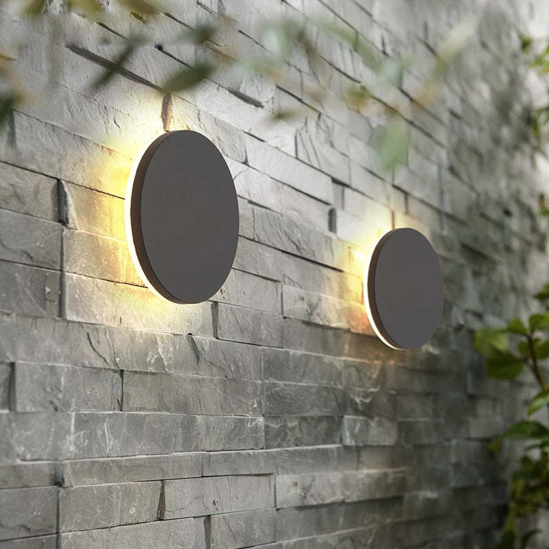 Luz de pared exterior LED geométrica moderna