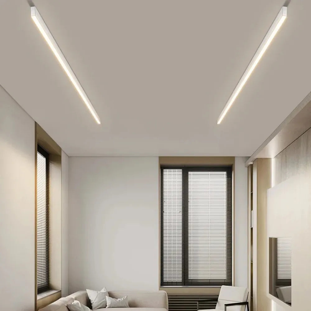 Luz de techo lineal LED minimalista