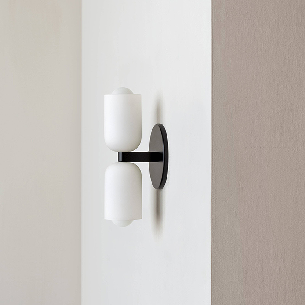 Aplique de pared moderno con doble cabezal