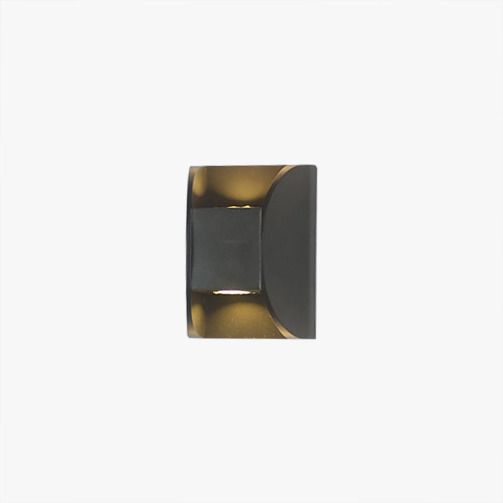 Luz de pared exterior arquitectónica con iluminación hacia arriba y hacia abajo