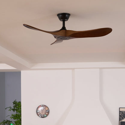 Ventilador de techo moderno de madera