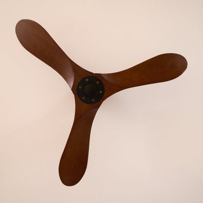 Ventilador de techo moderno de madera