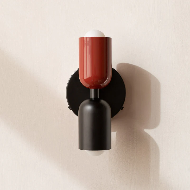 Lámpara de Pared Industrial de Doble Cabeza