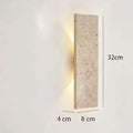 Luz de pared exterior LED de piedra natural
