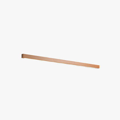 Lámpara de pared lineal moderna de madera