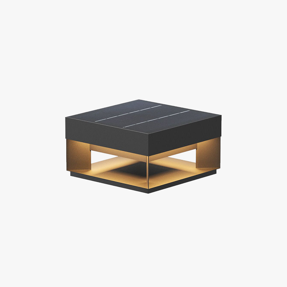 Luz de Poste Solar Cube para Exterior