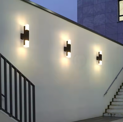 Luz de pared delgada para seguridad exterior