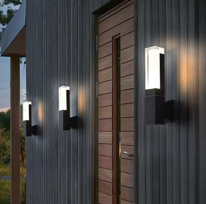 Luz de pared delgada para seguridad exterior