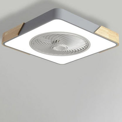 Luz de ventilador de techo LED Modern Wood