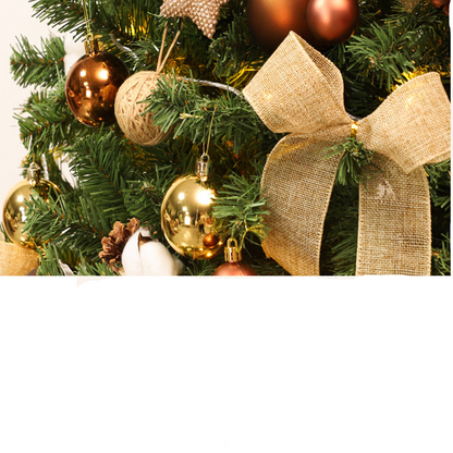 Árbol de Navidad artificial Canelle de estilo nórdico y aspecto de algodón