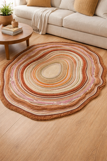 Alfombra texturizada de lana de Nueva Zelanda
