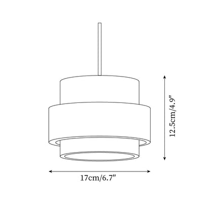 Lámpara colgante rústica de piedra