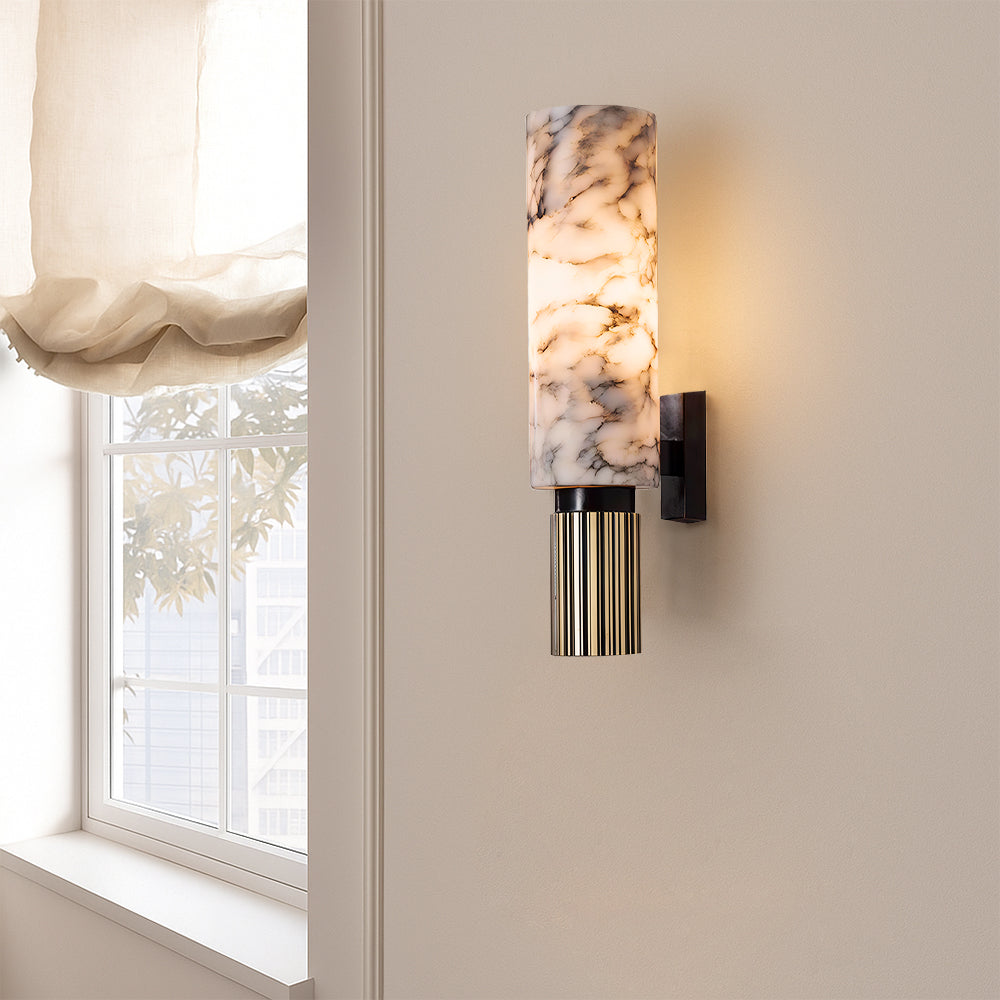 Lámpara de pared elegante de mármol