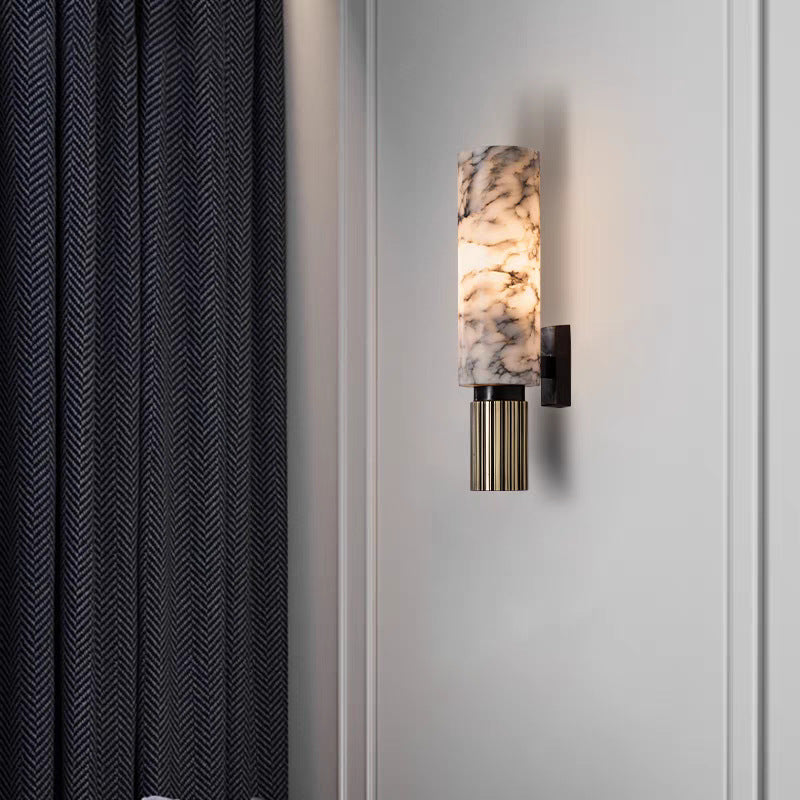 Lámpara de pared elegante de mármol