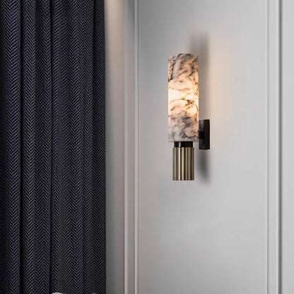 Lámpara de pared elegante de mármol