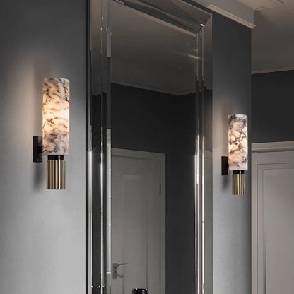 Lámpara de pared elegante de mármol