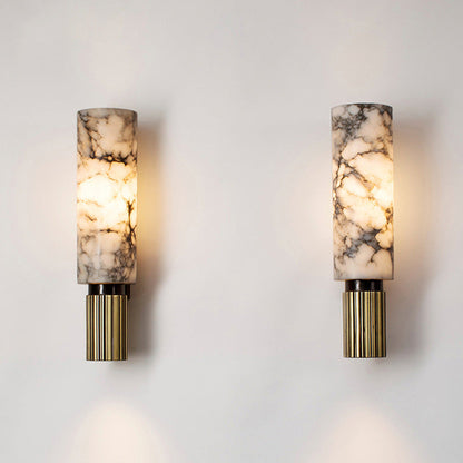 Lámpara de pared elegante de mármol