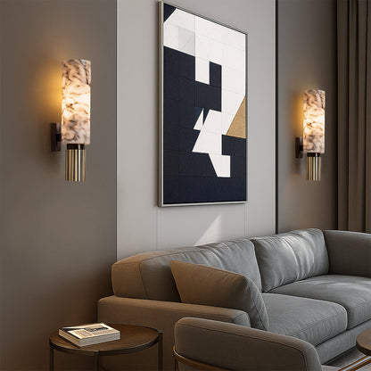 Lámpara de pared elegante de mármol