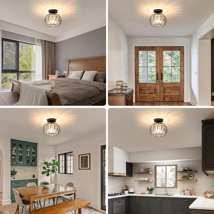 Lámpara colgante de vidrio Globo Nórdico