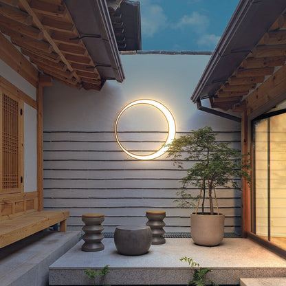 Luz de pared LED moderna impermeable para exteriores