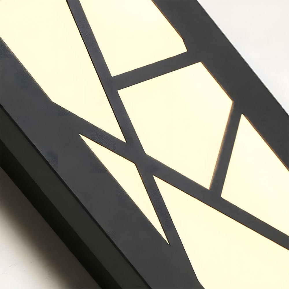 Luz de pared exterior impermeable con LED