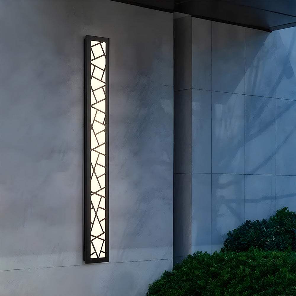 Luz de pared exterior impermeable con LED