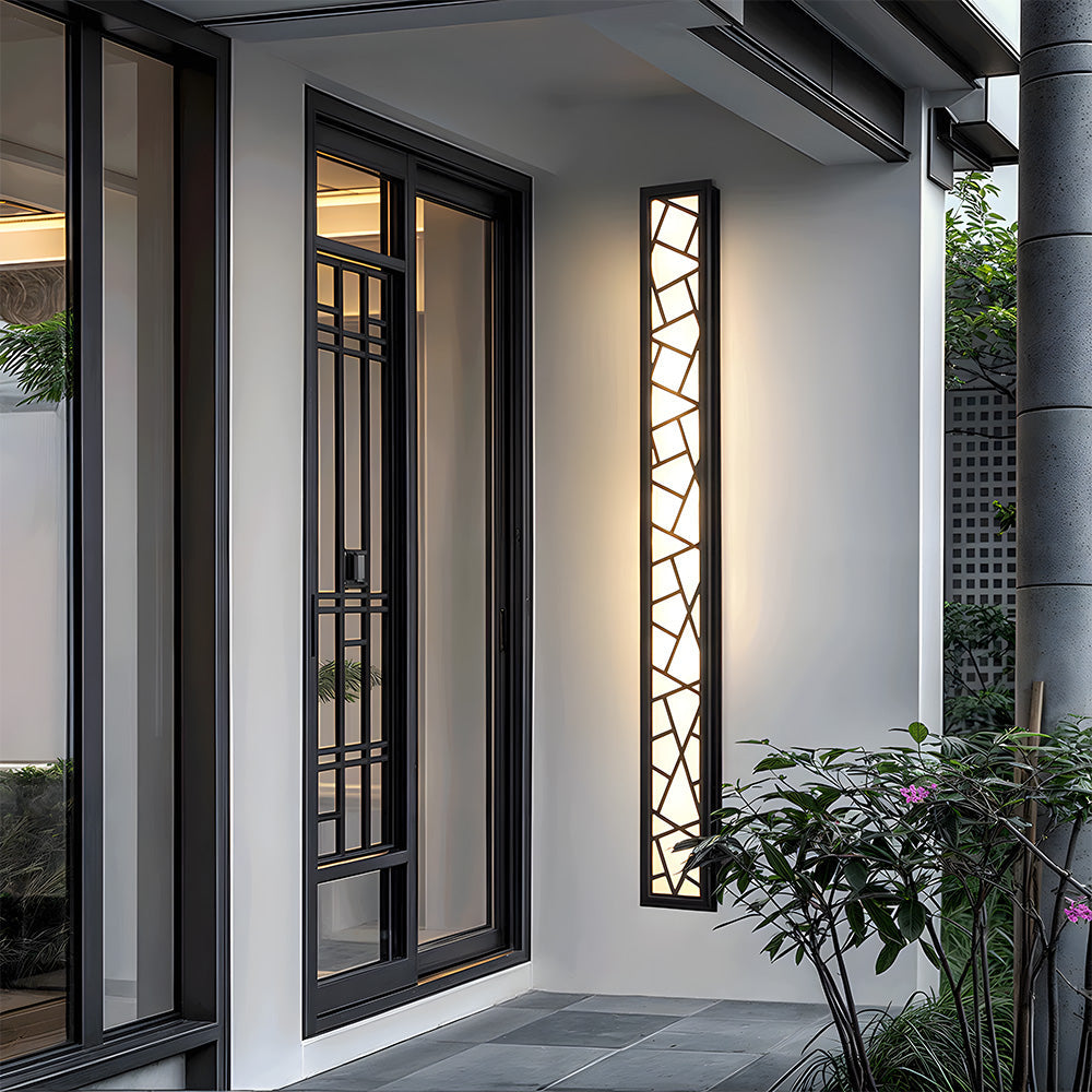 Luz de pared exterior impermeable con LED