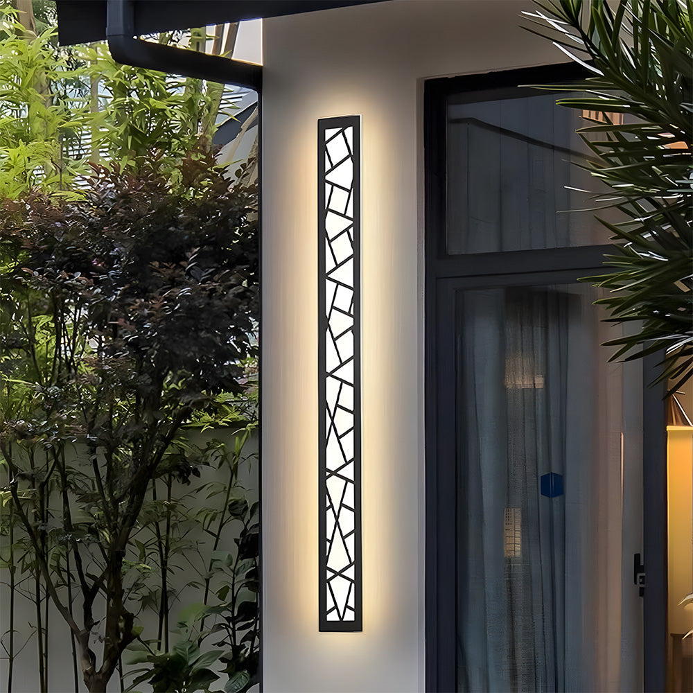 Luz de pared exterior impermeable con LED