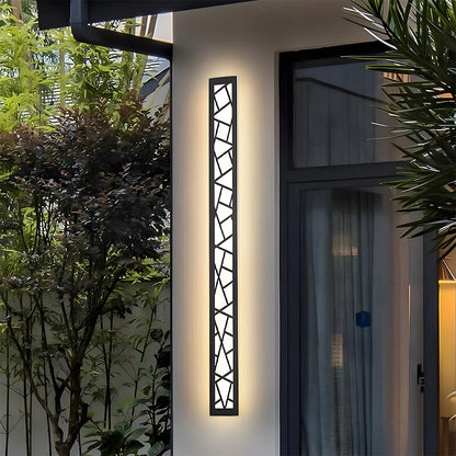 Luz de pared exterior impermeable con LED