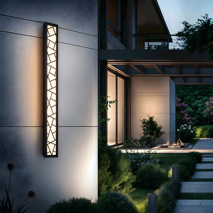 Luz de pared exterior impermeable con LED