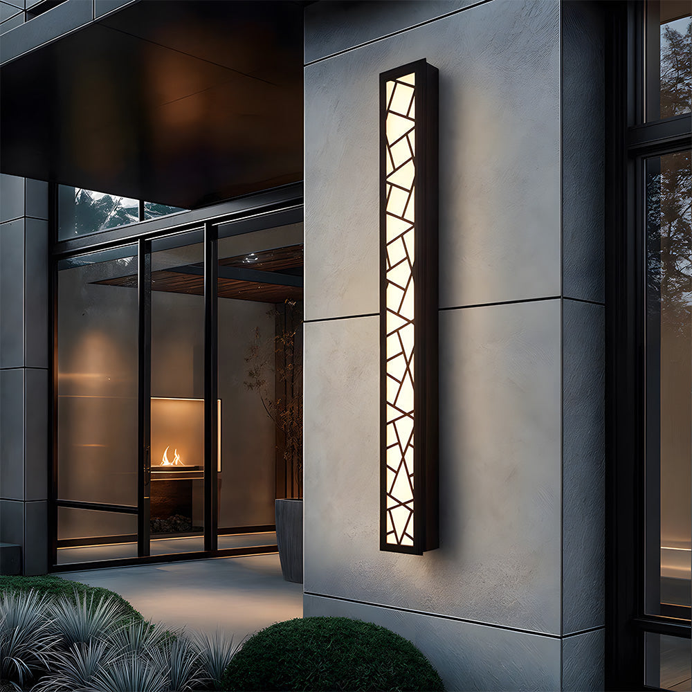 Luz de pared exterior impermeable con LED