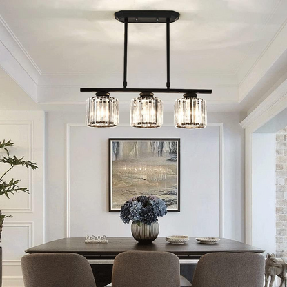 Lámpara colgante de vidrio antiguo