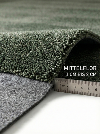 Alfombra moderna lavable de pelo alto