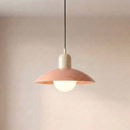 Lámpara colgante moderna con diseño de color