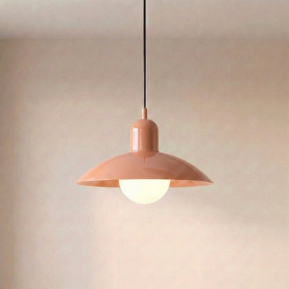 Lámpara colgante moderna con diseño de color