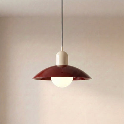 Lámpara colgante moderna con diseño de color