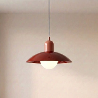 Lámpara colgante moderna con diseño de color