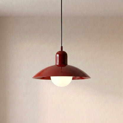 Lámpara colgante moderna con diseño de color