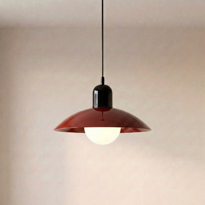 Lámpara colgante moderna con diseño de color