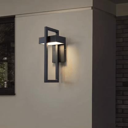 Lámpara de pared exterior arquitectónica