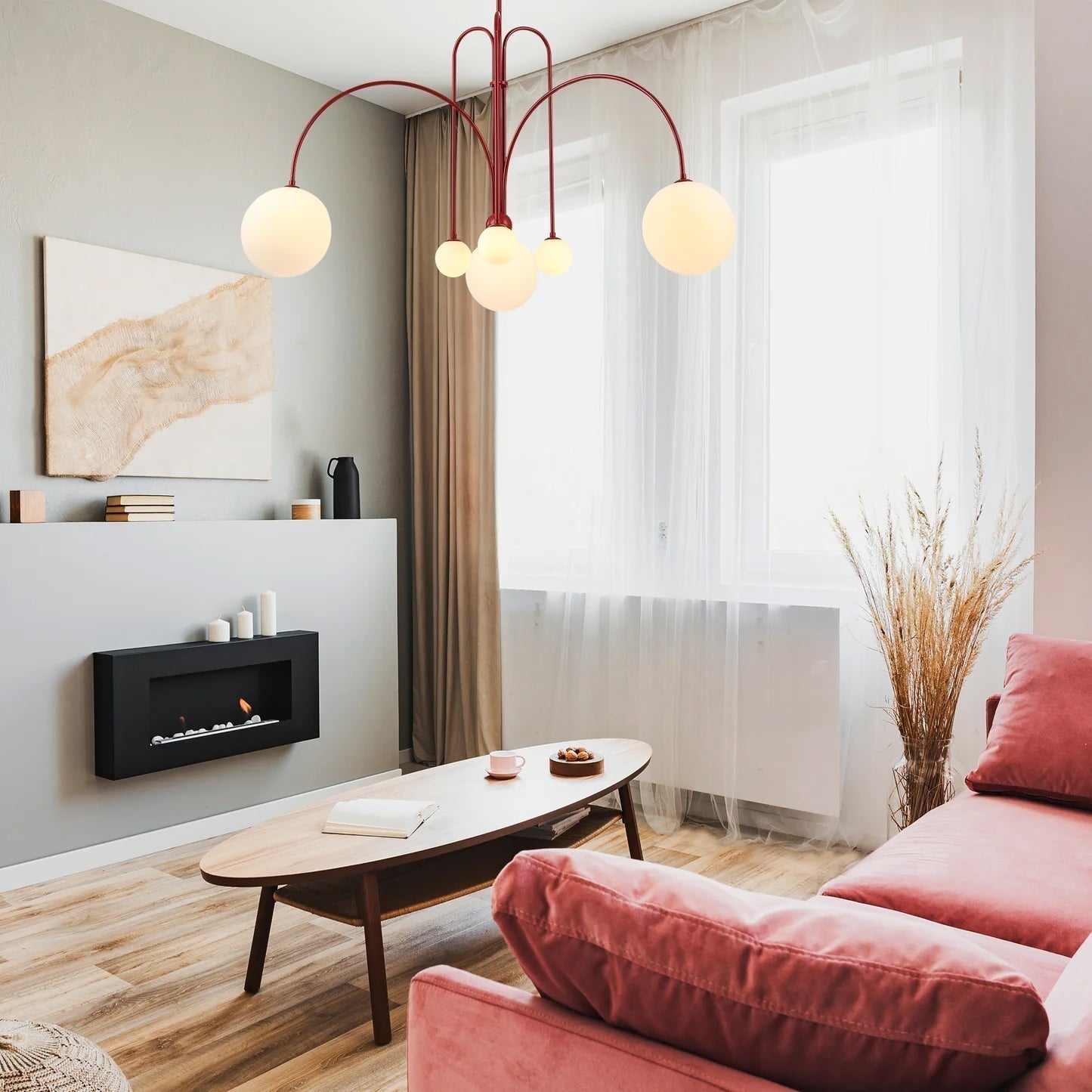 Moderne Lichtkunst Deckenlampe-Aster Selection