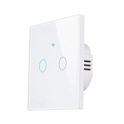Interruptor táctil inteligente minimalista de vidrio y PC Luvexa