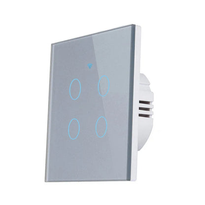 Interruptor táctil inteligente minimalista de vidrio y PC Luvexa