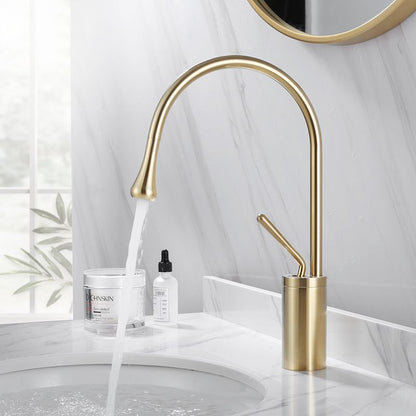 Grifo elegante para lavabo – Diseño moderno y artesanía de alta calidad