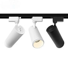 Foco LED direccional para riel con haz ajustable