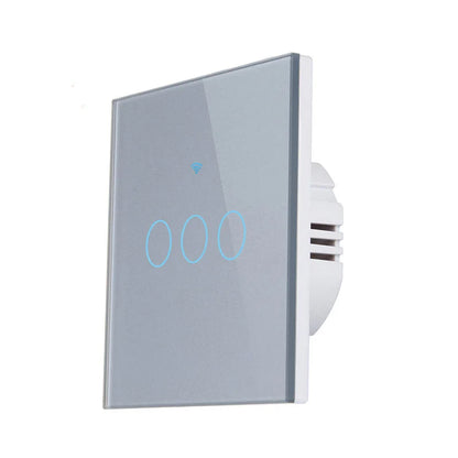 Interruptor táctil inteligente minimalista de vidrio y PC Luvexa