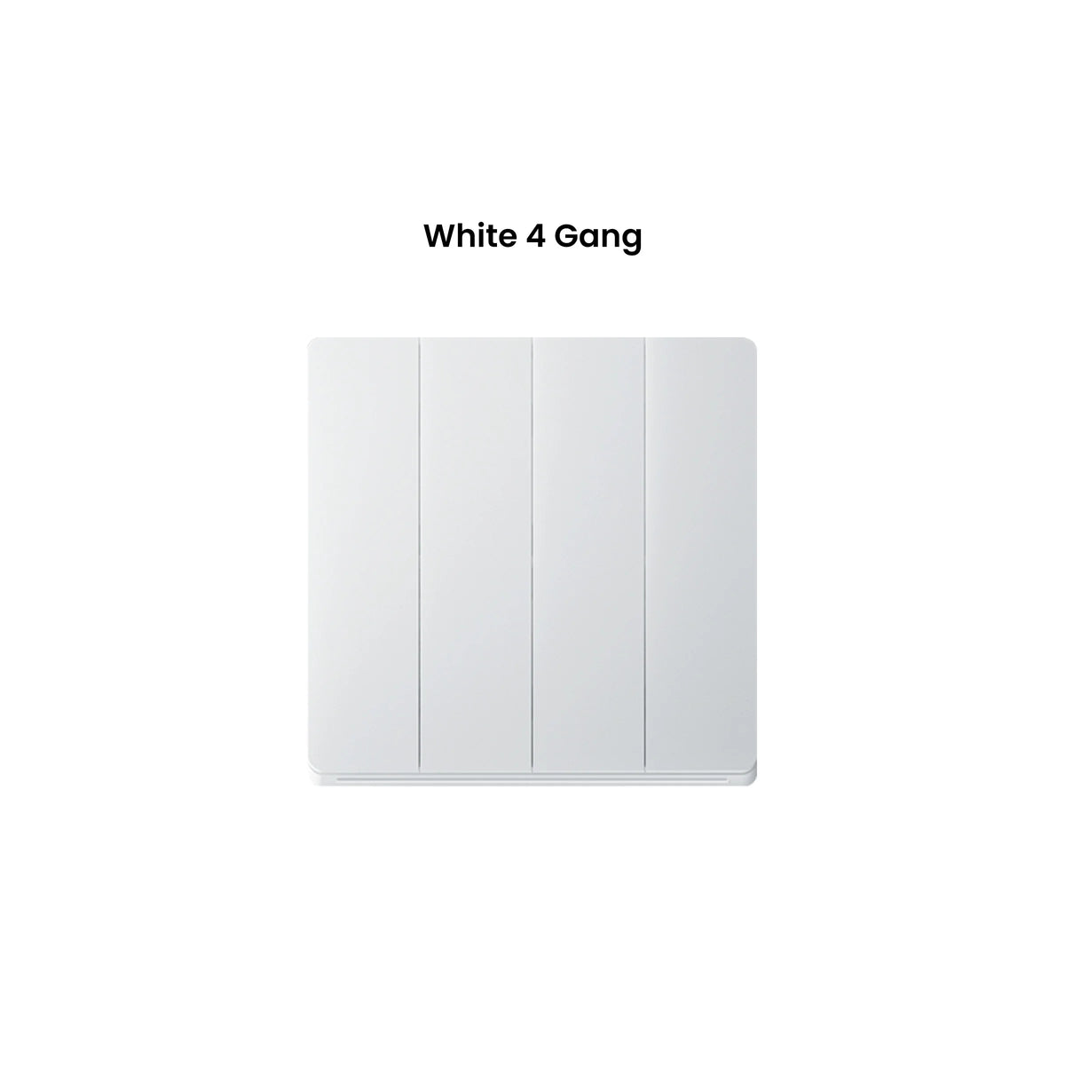 Interruptor de pared Zigbee minimalista de ABS y PC Veltrix