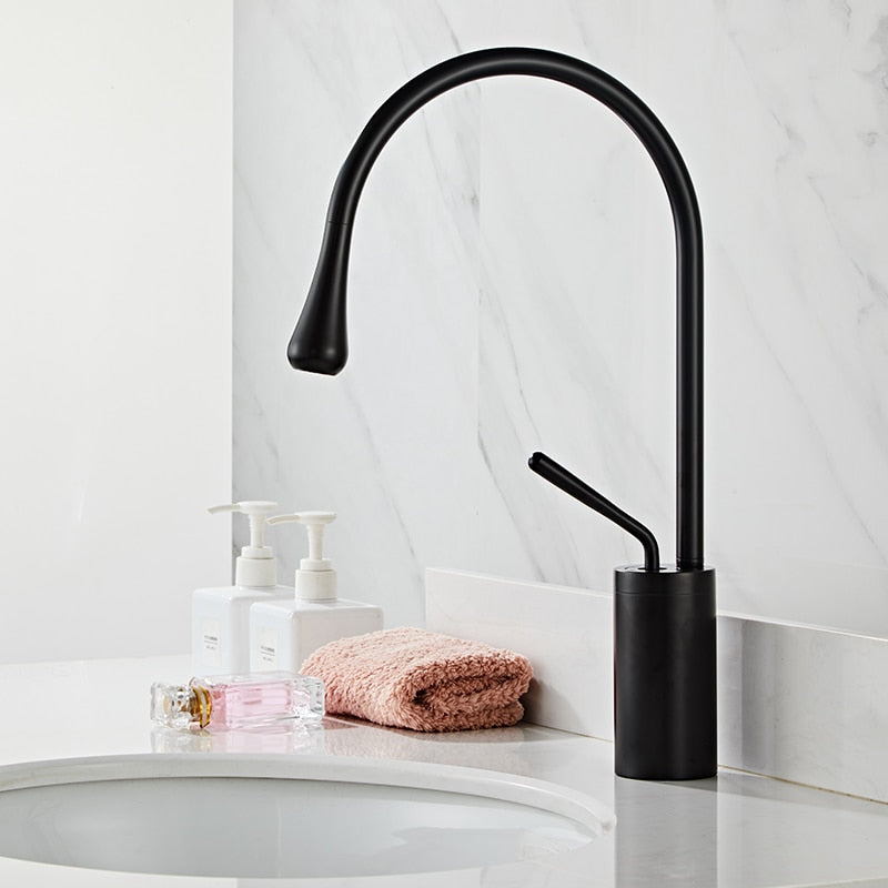 Grifo elegante para lavabo – Diseño moderno y artesanía de alta calidad